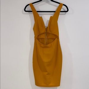 Sabo Skirt Yellow Cutout Dress